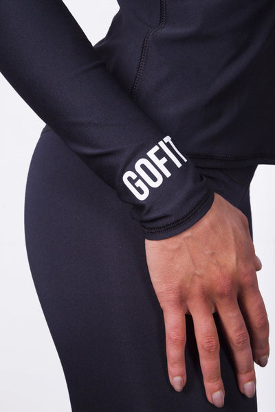 Рашгард удлиненный GoFit Black